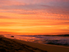 ハワイの夕日
